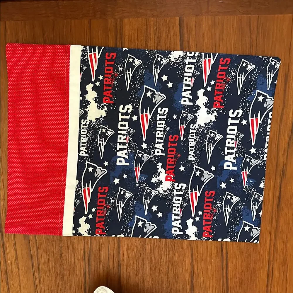 Toddler Pillowcase Handmade NFL New England Patriots
